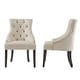 preview thumbnail 10 of 13, Benchwright II Tufted Wingback Chairs (Set of 2) by iNSPIRE Q Bold