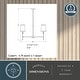 preview thumbnail 8 of 9, Vaxcel Lighting H0288 Camden 6 Light 30" Wide Chandelier
