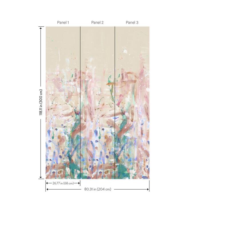 A-Street Prints Fresco Pastel Wall Mural