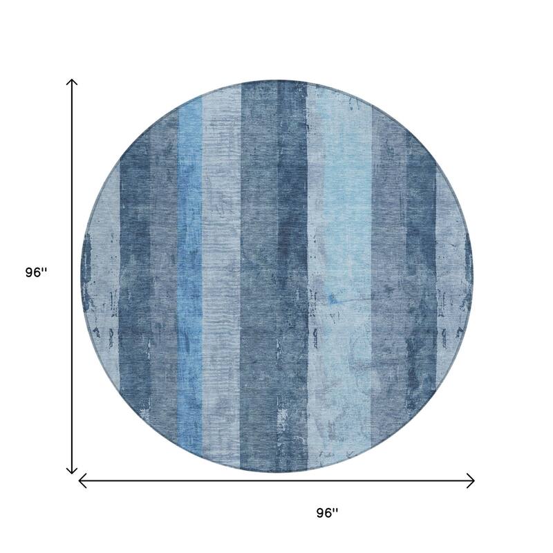 HomeRoots Striped Transitional Rectangle Outdoor Rug