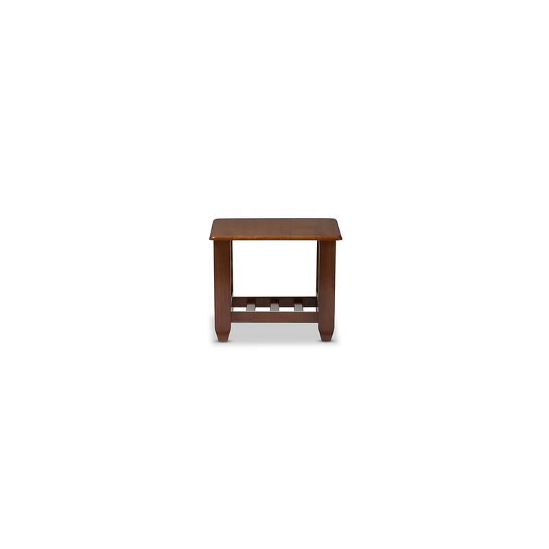 Living Room End Table - Modern Accent Table with Shelf - Stylish Side Table for Home Decor - 17.36