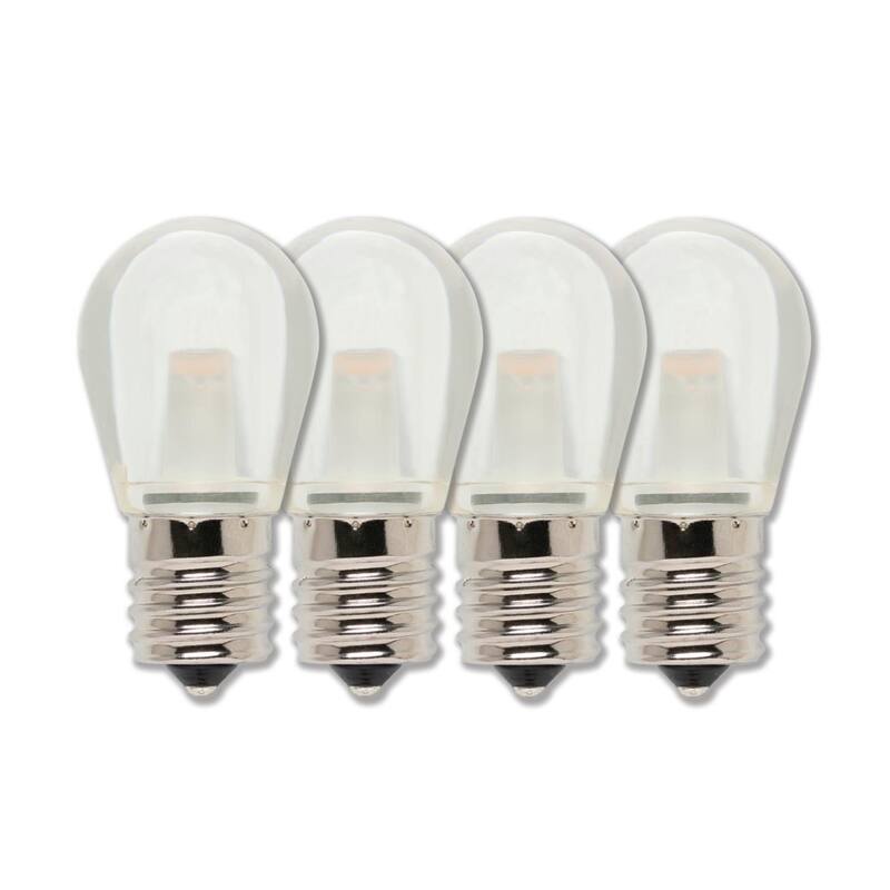 Westinghouse 10-Watt Equivalent Clear S11 LED Light Bulb with Intermediate Base - 4-Pack