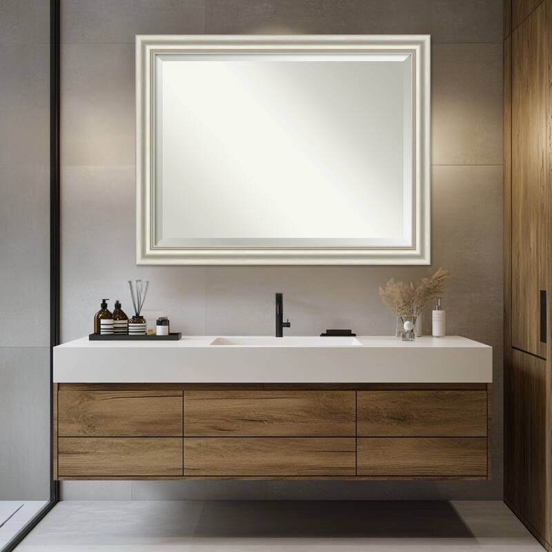Sophia Beveled Framed Bathroom Vanity Wall Mirror