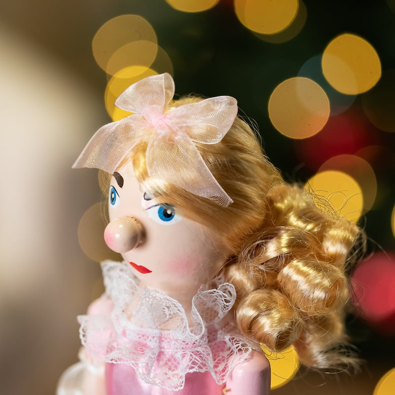 Set of 4 Wooden Nutcracker Suite Ballet Christmas Decorations