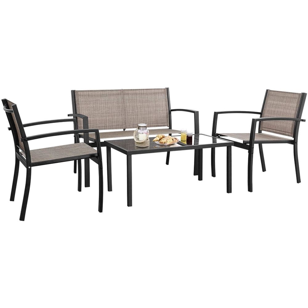 Homall 4-piece Outdoor Patio Furniture Set