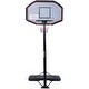 preview thumbnail 2 of 5, Adjustable Basketball Hoop System with 43-Inch Backboard, Portable Stand for Indoor/Outdoor Play, Teens & Adults