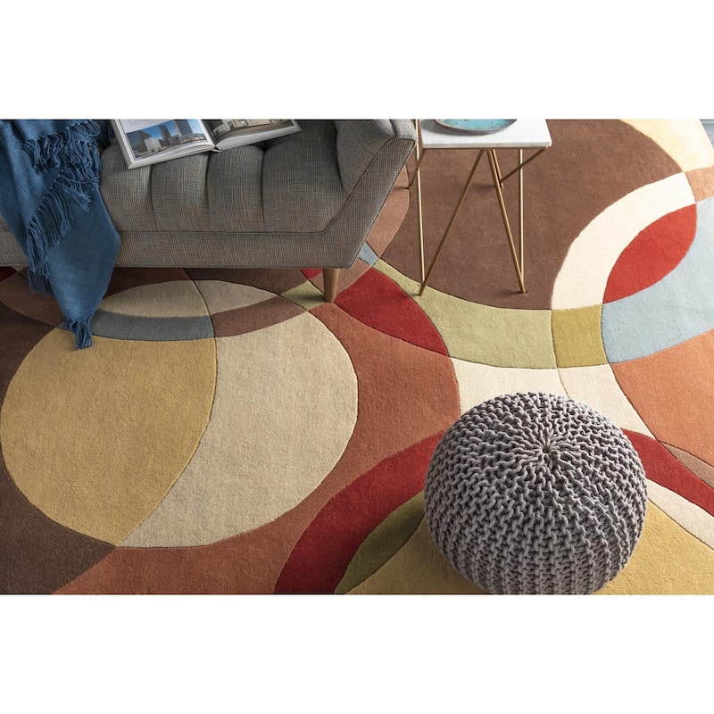 Livabliss Forum Mid-Century Geometric Hand Tufted Area Rug