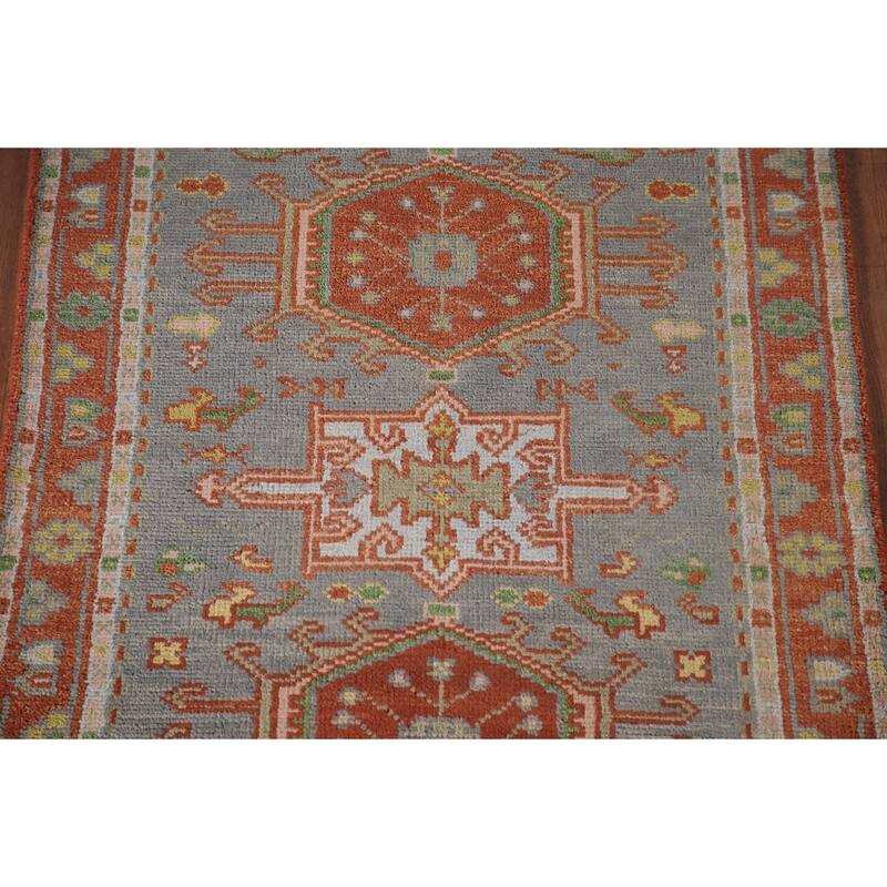 Geometric Kazak Oriental Accent Rug Handmade Traditional Wool Carpet - 3'0"x 5'0"