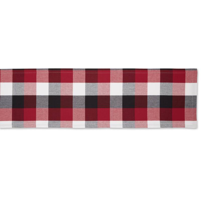 DII Tri Color Check Table Runner
