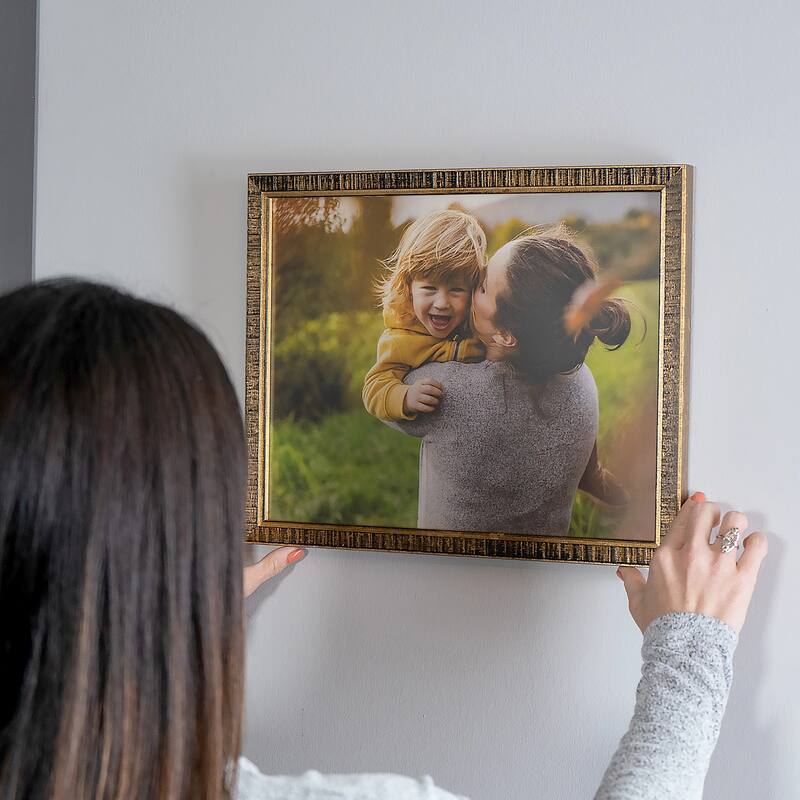 20x17 Frame Gold Kingsley Distressed Solid Wood Picture Frame Width
