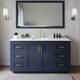 Option Dark Blue / White Quartz Top / Brushed Gold