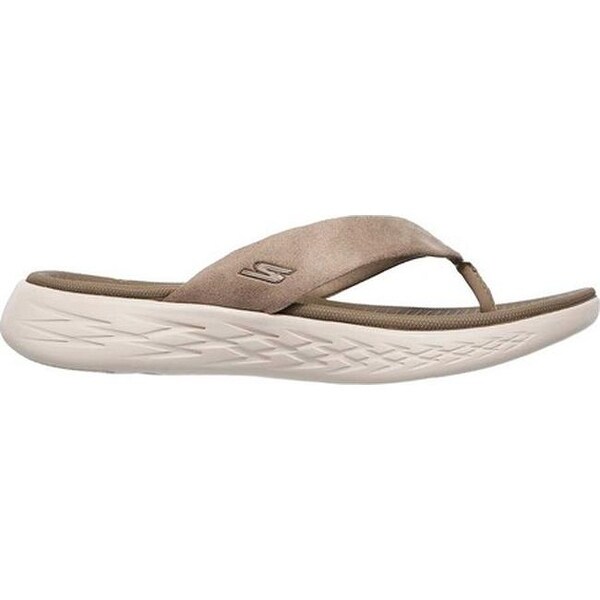 Skechers on the go 600 polished flip flop on sale