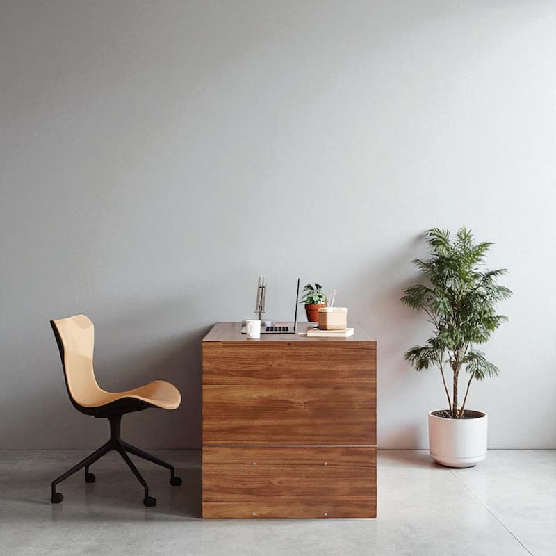 Full Size Murphy Bed with Foldable Desk, Wall Bed with Workstation, Space-Saving Cabinet Bed for Small Rooms