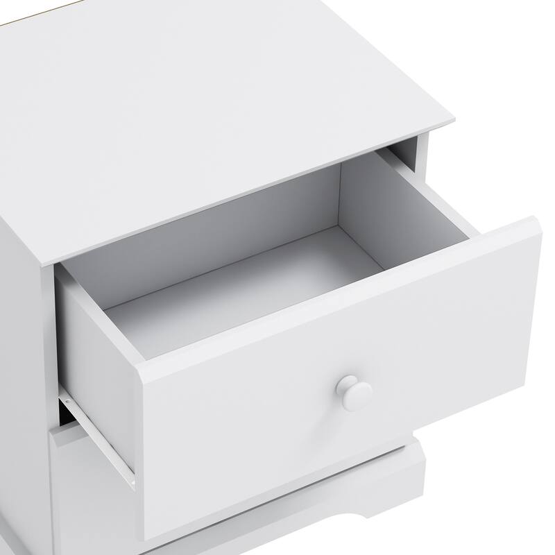 Hillsdale Furniture Baylor Wood 2-Drawer Nightstand
