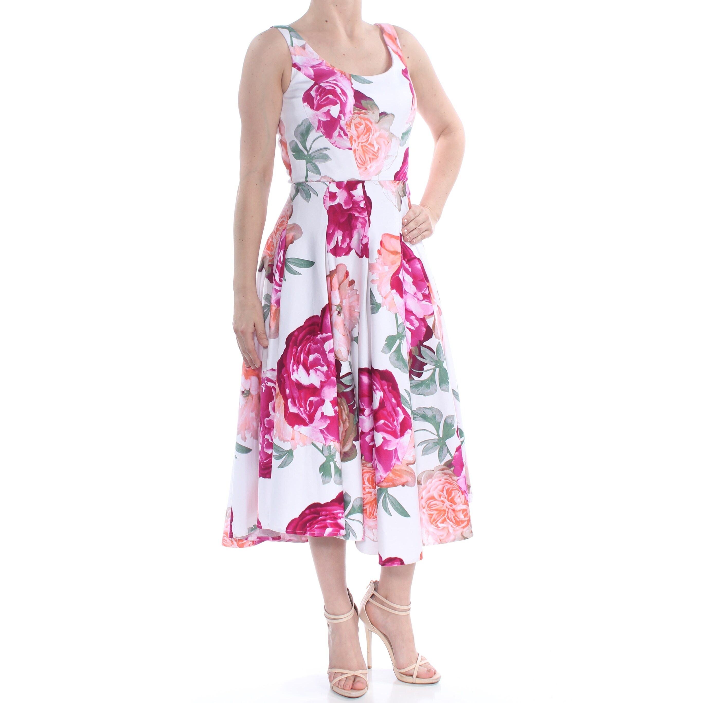 calvin klein tea length dresses