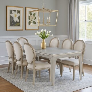 DIOCLES Silver/Gray Dining Table