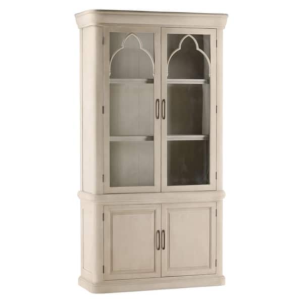 slide 2 of 7, Furniture Classics Blakely Alder Glass Display Cabinet