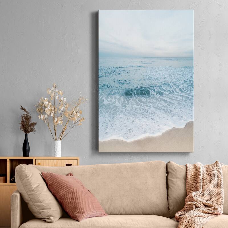 Tranquil Ocean I-Premium Gallery Wrapped Canvas - Ready to Hang