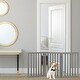preview thumbnail 15 of 16, 3-Panel Indoor Foldable Dog Gate - 55x24-Inch MDF Freestanding Pet Fence