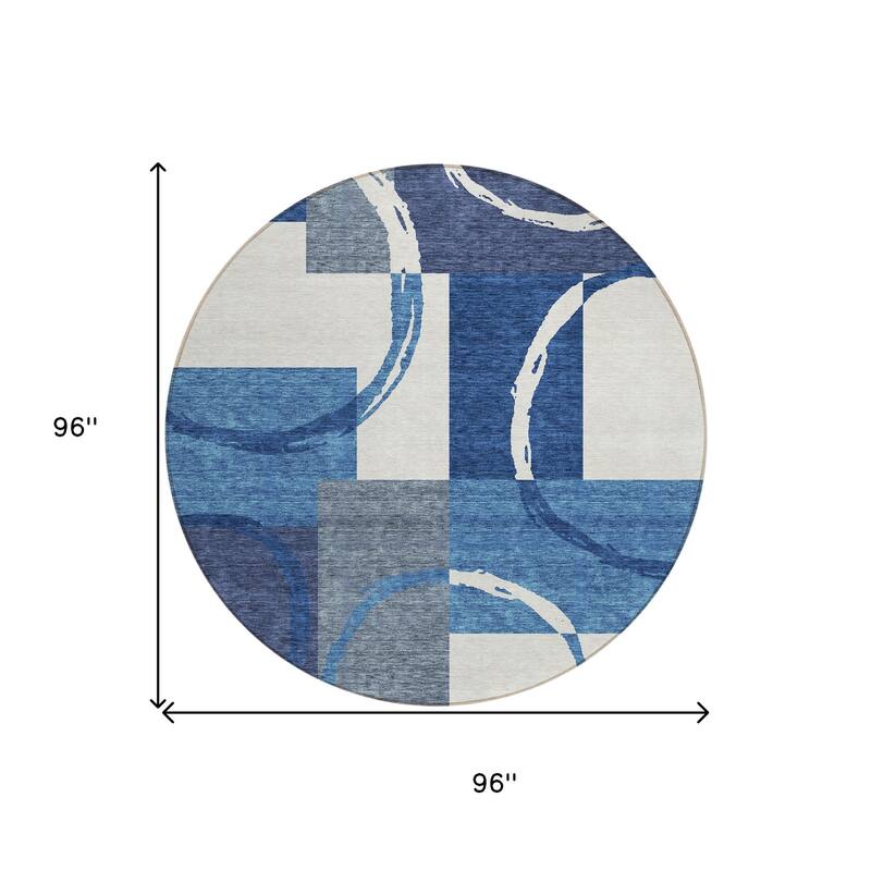 HomeRoots Geometric Modern Rectangle Outdoor Rug