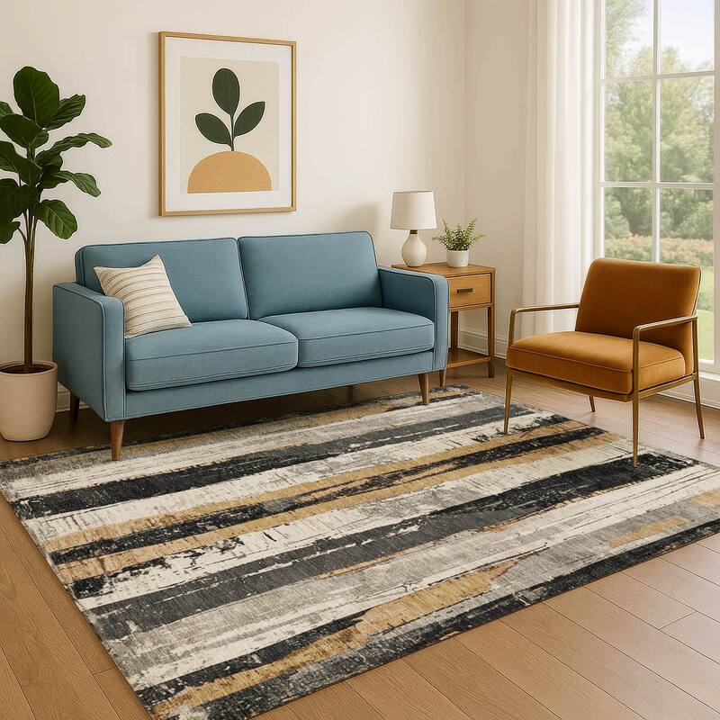 Premium Washable Super Soft Casual Contemporary Mayfield Rug