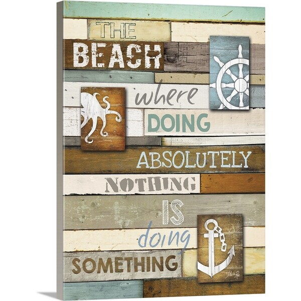 "The Beach" Canvas Wall Art