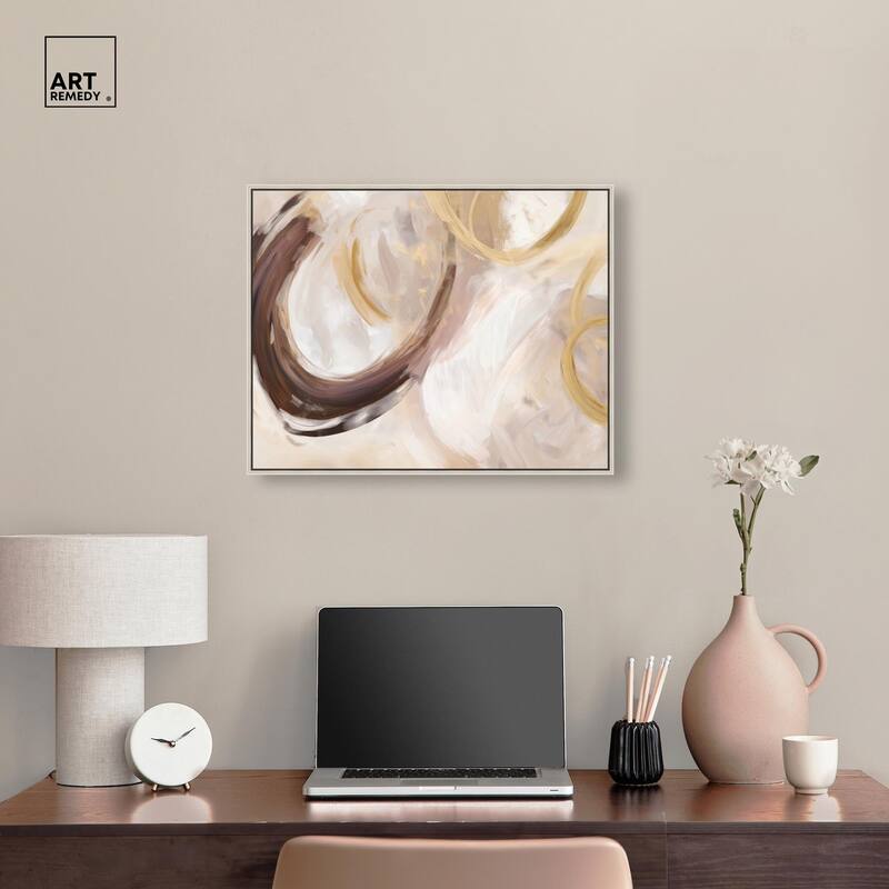 Dreamy Swirls I Canvas by Art Remedy