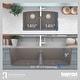 preview thumbnail 12 of 50, Karran Undermount Quartz Double Bowl Kitchen Sink
