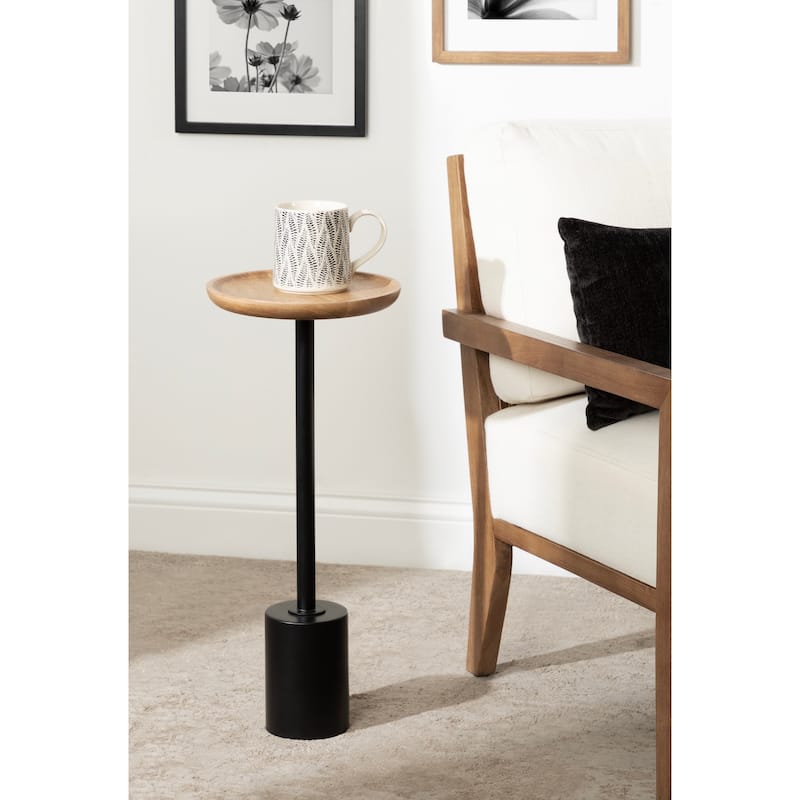 Kate and Laurel Xyler Wood and Metal Drink Table