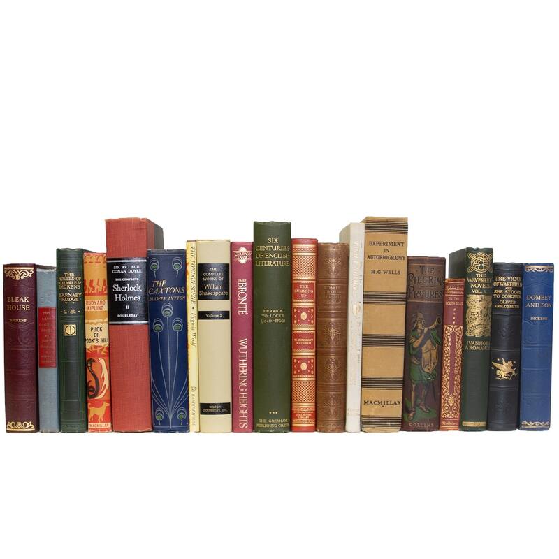 Books Decorative Accessories: Vintage British Classics: Subject By The Foot