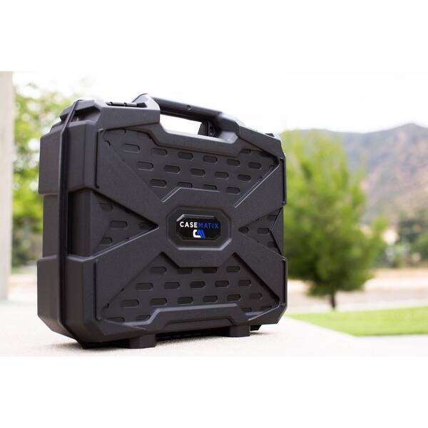 Shop Casematix Console Carrying Travel Case Custom Designed To Fit Xbox One X 1tb Black Green Overstock 30104631