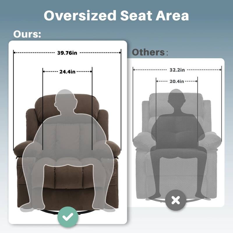 360 Degree Swinging Rotating Recliner