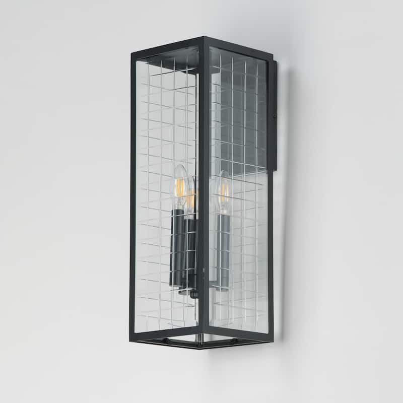 Maxim 30694CL Magnus 3 Light 21" Tall Outdoor Wall Sconce