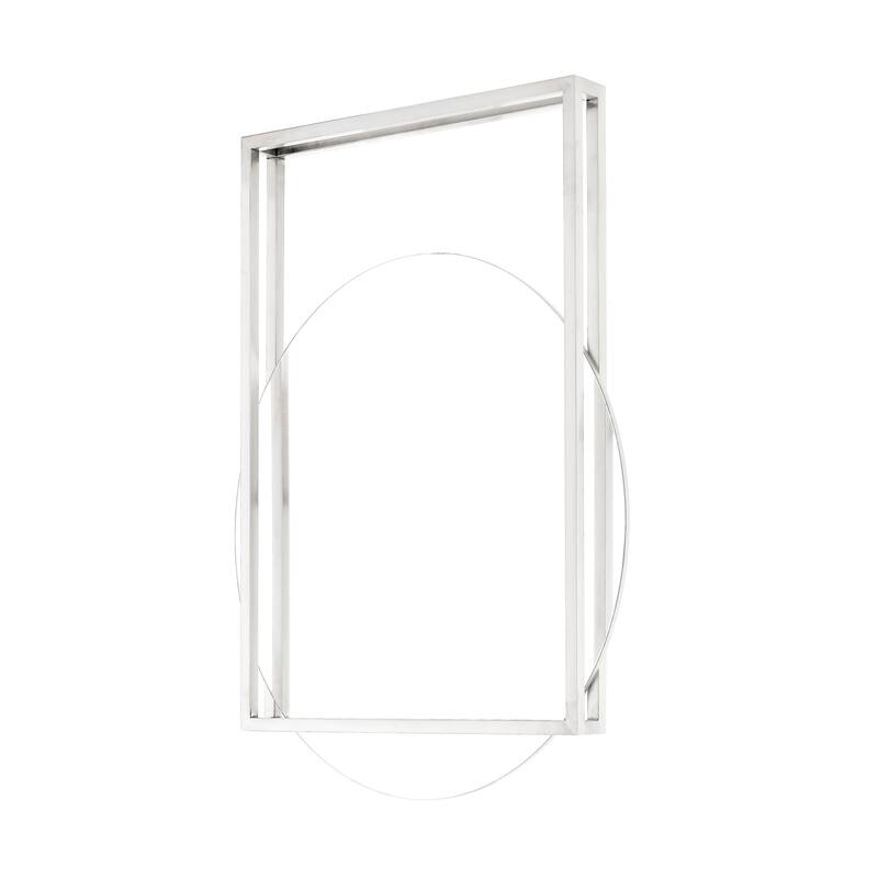 Pierre 30" Vanity Mirror In Chrome - 23.6" x 4" 35.45"