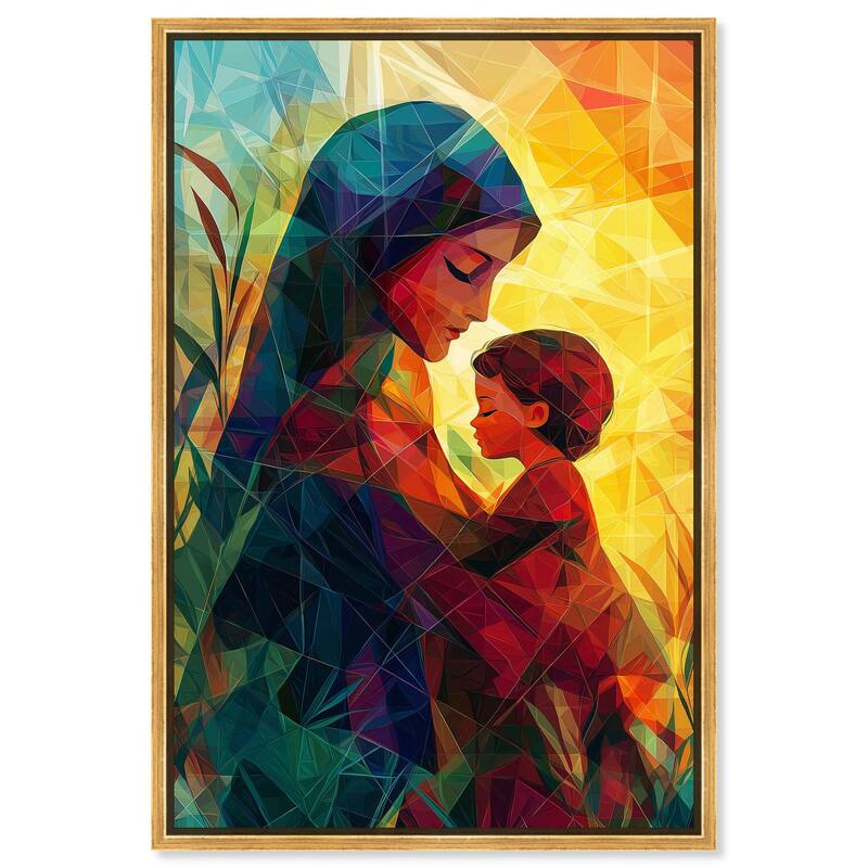 Facet of Feeling Canvas by Art Remedy - Gold - 20" x 30"