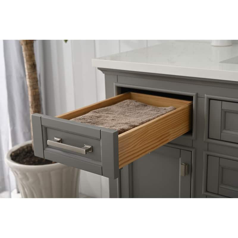 Milano 48" Single Vanity in Gray