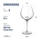 preview thumbnail 2 of 6, Luigi Bormioli Set of 4 Crescendo Bourgogne Red Wine Glasses - 22.25 oz.
