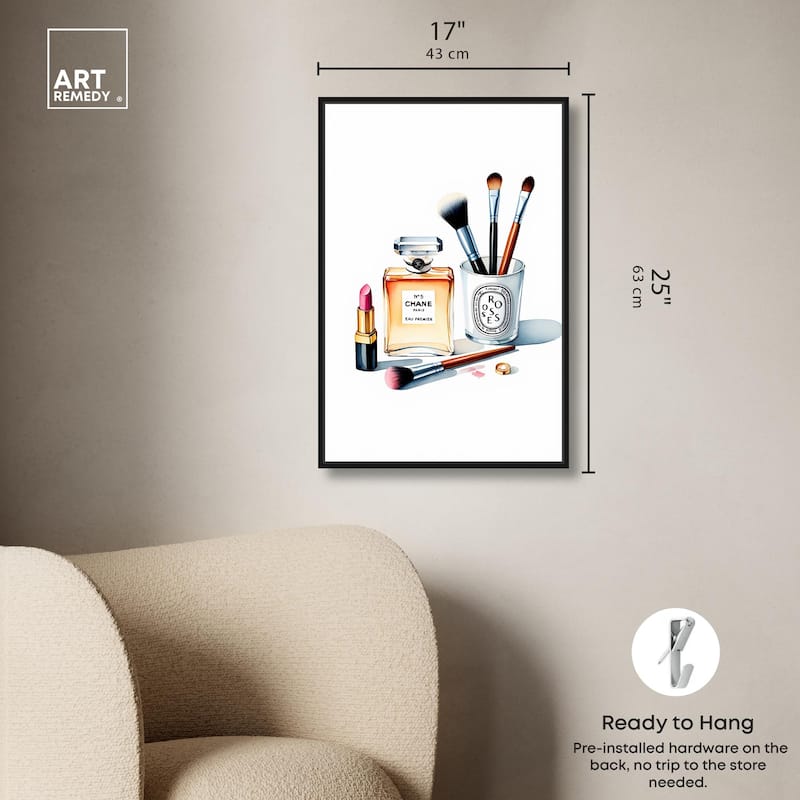 Bottle Beauty Canvas by Art Remedy