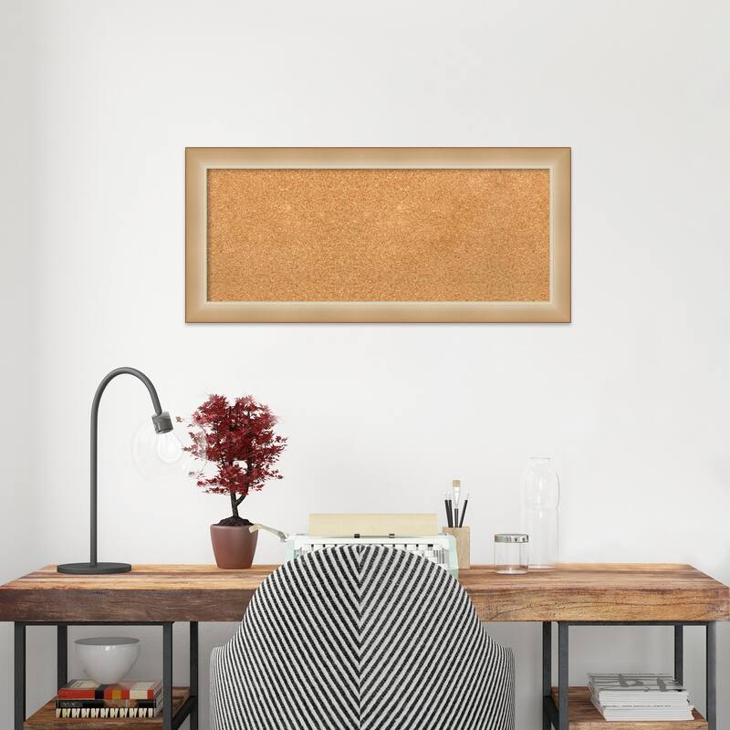 Eva Narrow Framed Cork Bulletin Memo Board