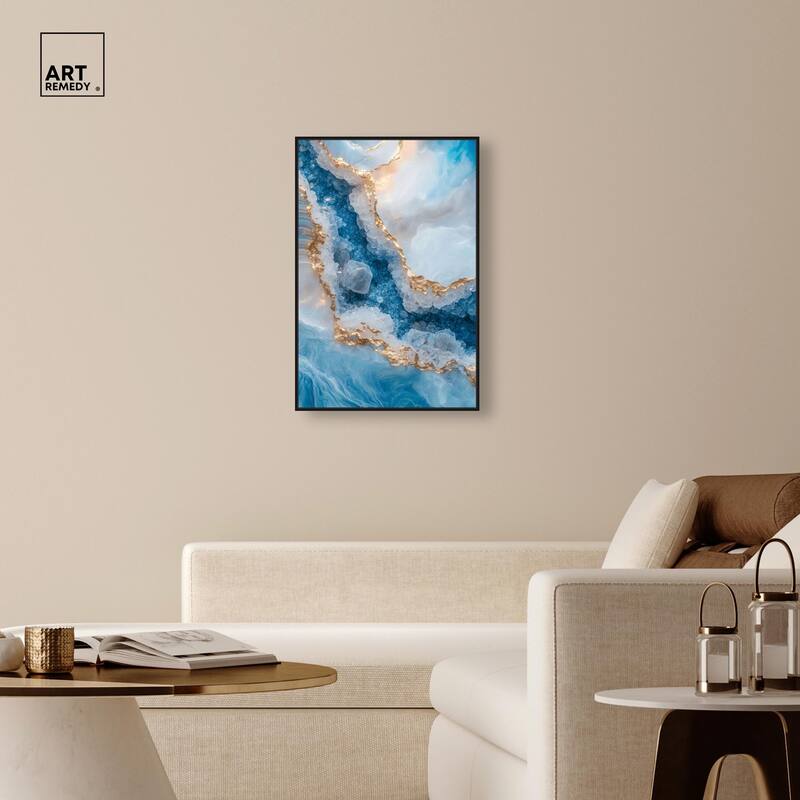Molten Topaz I Canvas by Art Remedy