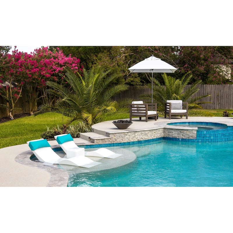 Aqua Outdoors Chaise Lounger Headrest Pillow