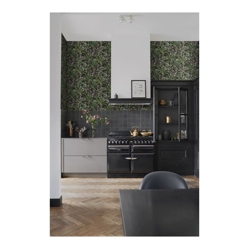 ESTA Home Carola Black Jungle Tropics Wallpaper - 20.9 x 396 x 0.025
