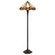 preview thumbnail 1 of 1, Tiffany Multicolor Resin Floor Lamp