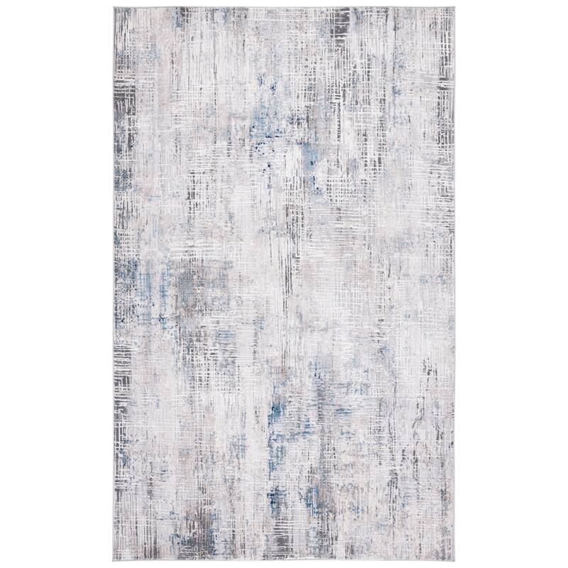 SAFAVIEH Vogue Claudia Modern Abstract Rug - 6'7" Square - Blue/Grey