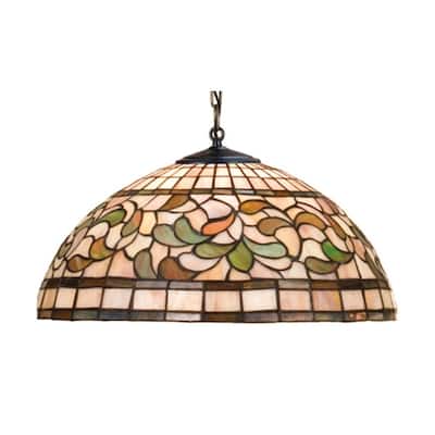 Meyda Tiffany 3 Light 20" Wide Pendant with Handmade Shade