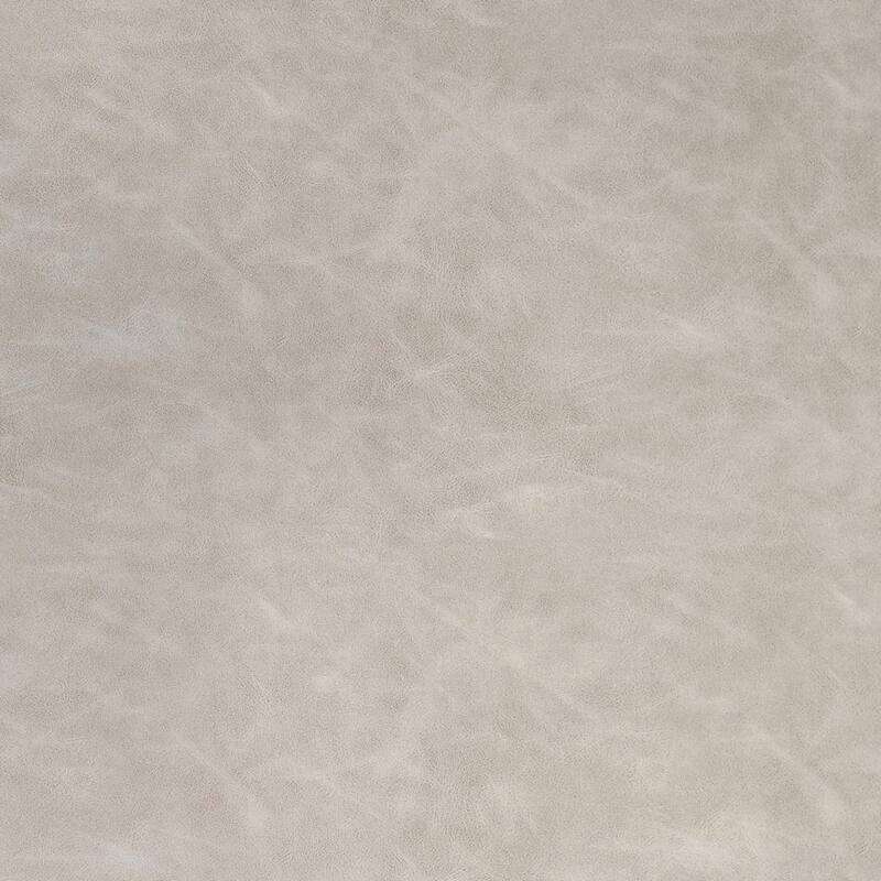 Sierra Counter Height Stool, Gray Faux Leather, Brass Metal, 24 Inch