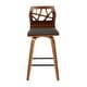preview thumbnail 11 of 58, Carson Carrington Sala Mid-century Modern Counter Stools (Set of 2) Charcoal Fabric