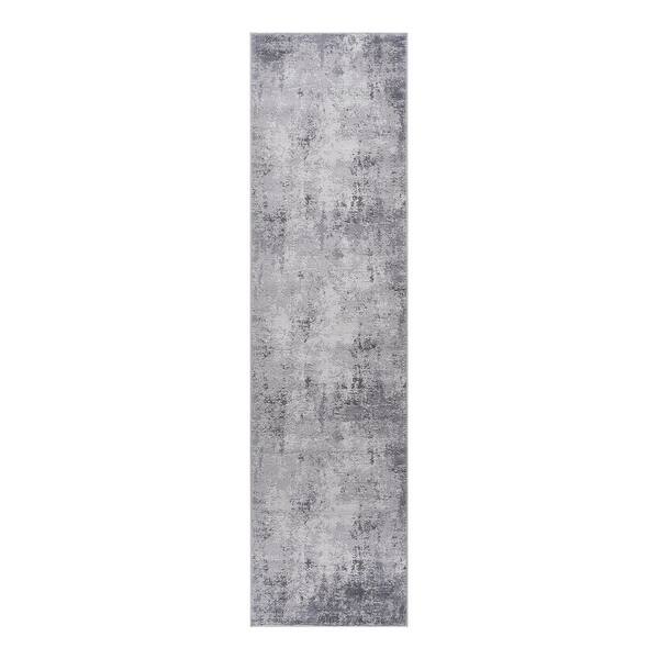 slide 2 of 7, LOOM & LUXE Collection 6X9 Light Grey/Abstract Non-Shedding Area Rug - 93" D x 79" W x 0.35" H