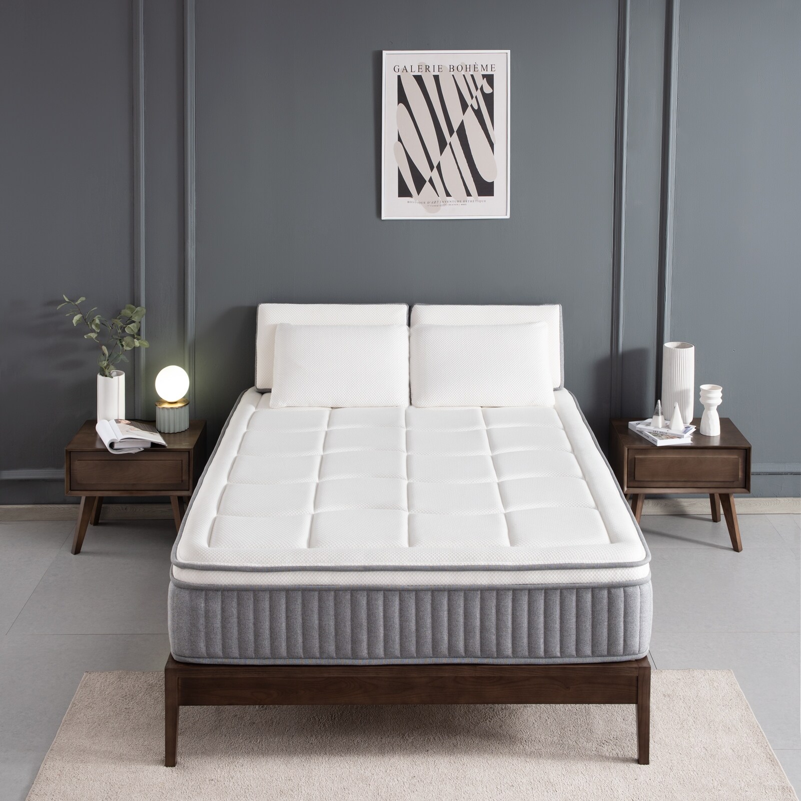 12 Inch Memory Foam Pocket Spring Mattress Sleep Supportive