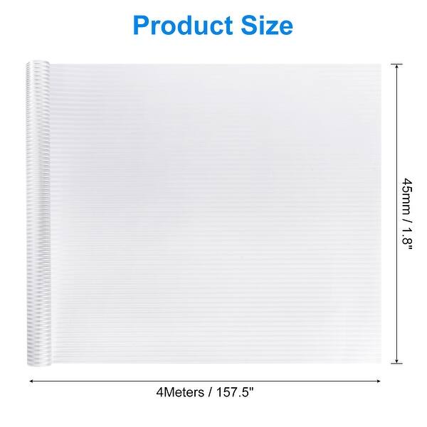 dimension image slide 2 of 3, Window Privacy Film, Window Film Vertical Stripes Pattern - White